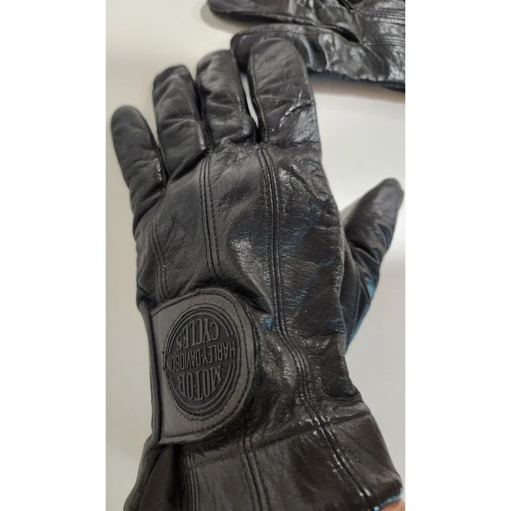 Harley Davidson Women’s Genuine leather gloves Padded Palm Size Small Like New